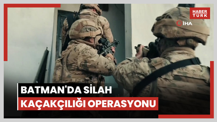 Batman'da silah kaçakçılığı operasyonu