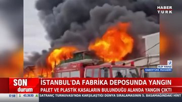 Büyükçekmece'de korkutan yangın!