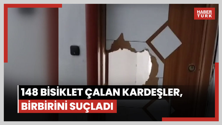 Tavanda delik açıp girdikleri depodan 148 bisiklet çalan kardeşler, birbirini suçladı