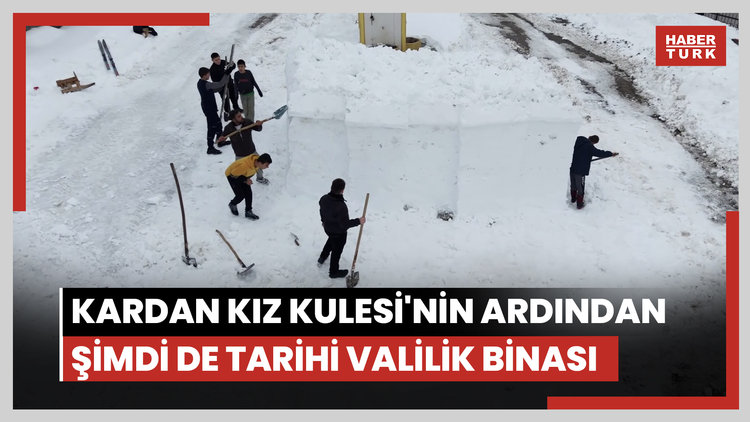 'Kardan Kız Kulesi'nin ardından şimdi de tarihi valilik binasını köylerine taşıdılar