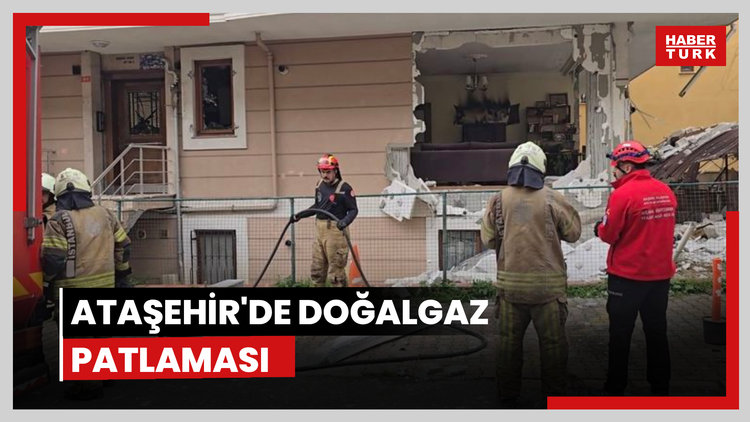 Ataşehir'de doğalgaz patlaması