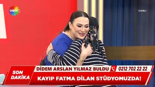 Fatma Dilan stüdyoya geliyor. 