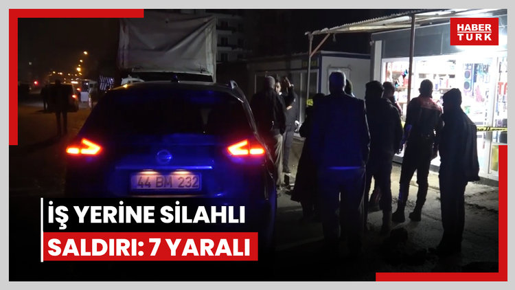 İş yerine silahlı saldırı: 7 yaralı