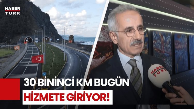 Bölünmüş Yol 30 Bin Kilometreyi Aştı! Ulaştırma Bakanı Uraloğlu Habertürk'te