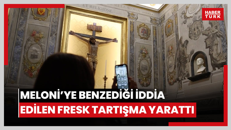 Roma'daki bazilikada Meloni'ye benzediği iddia edilen fresk tartışma yarattı