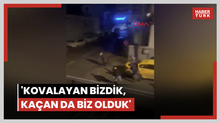 Esenyurt'ta taksinin kapısını zorlayan şüpheli, kendisine müdahale edenleri palayla kovaladı