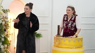 Gelinlere sürpriz dev pasta! 