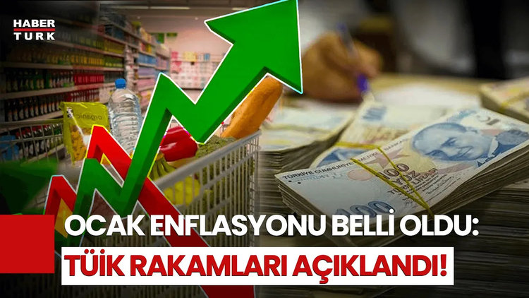 Son Dakika: Ocak Ayı Enflasyon Rakamları Açıklandı