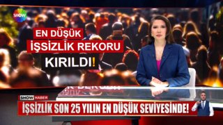 İşsizlik düşüşe geçti!