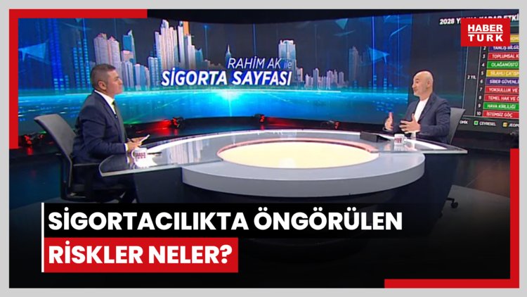 Sigortacılıkta öngörülen riskler neler?