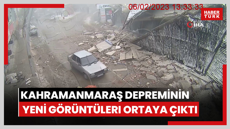 Kahramanmaraş depreminin yeni görüntüleri ortaya çıktı