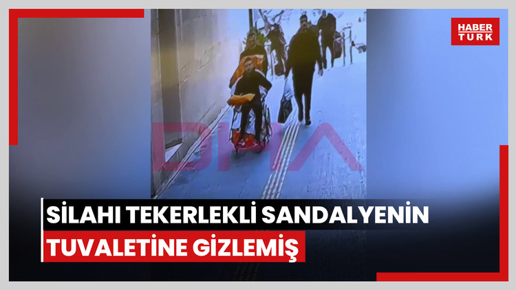 Adliyede 2 sanığı öldürüp, jandarmayı şehit ettiği silahı tekerlekli sandalyenin tuvaletine gizlemiş