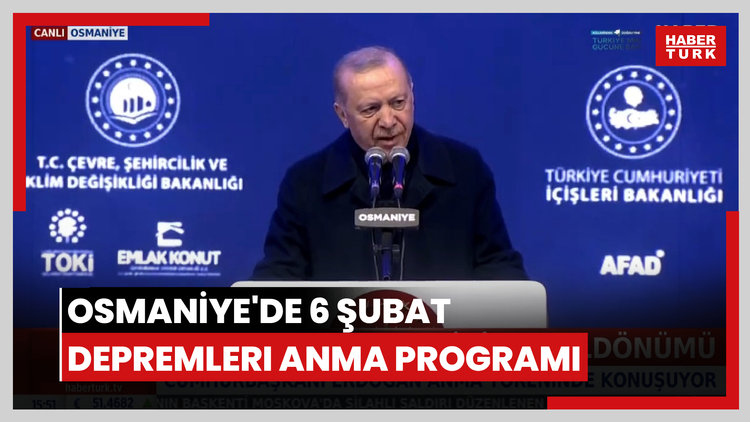 Osmaniye'de 6 Şubat Depremleri Anma Programı