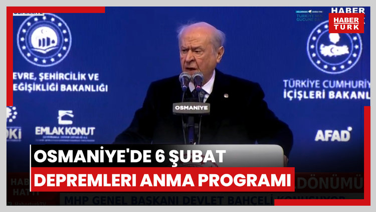 Osmaniye'de 6 Şubat Depremleri Anma Programı