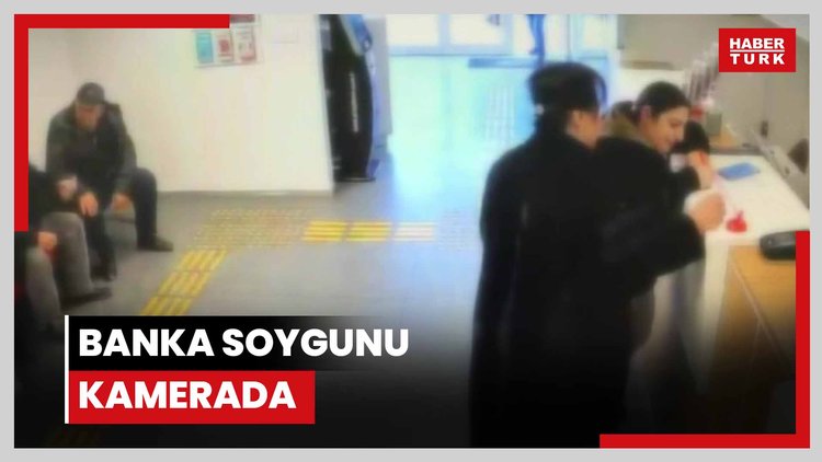 Bankayı böyle soydu: Güvenlik kamerası görüntüleri ortaya çıktı