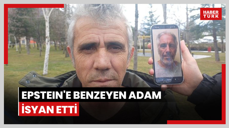 Kayseri'de Epstein'e benzeyen adam isyan etti