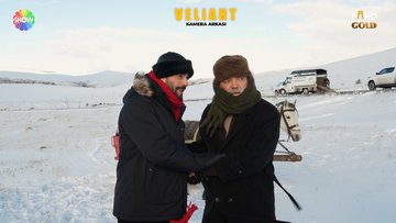 Veliaht'ın Çıldır Gölü'nde çekilen sahnelerinin kamera arkası!