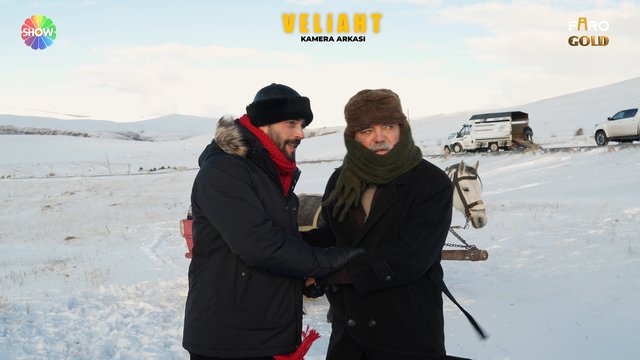 Veliaht'ın Çıldır Gölü'nde çekilen sahnelerinin kamera arkası!