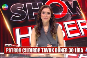 Tavuk döner 30 lira!