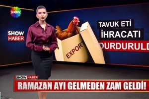 Tavuk eti ihracatı durduruldu!