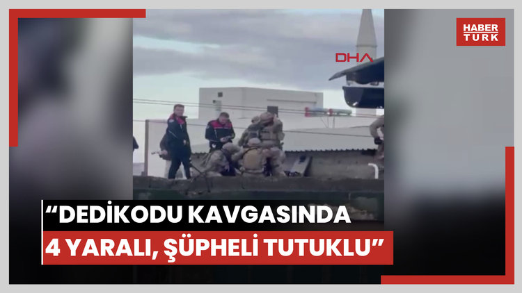 Kız kardeşi hakkında dedikodu yapıldığını iddia edip, tartıştığı 4 kişiyi yaralayan şüpheli tutuklandı
