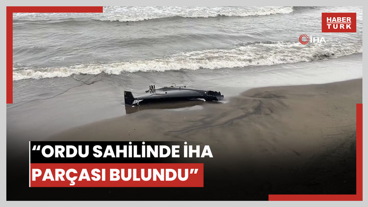 Ordu'da sahilde insansız hava aracı parçası bulundu