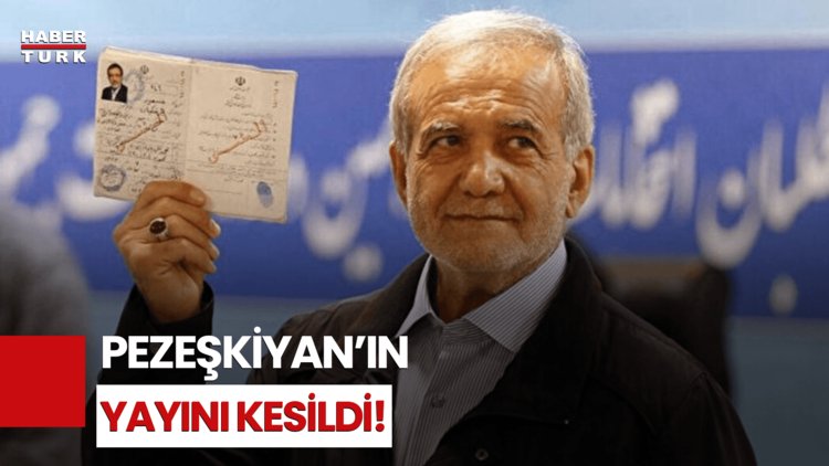 Devlet Televizyonu İran Cumhurbaşkanı Pezeşkiyan'ın Yayınını Yarıda Kesti!