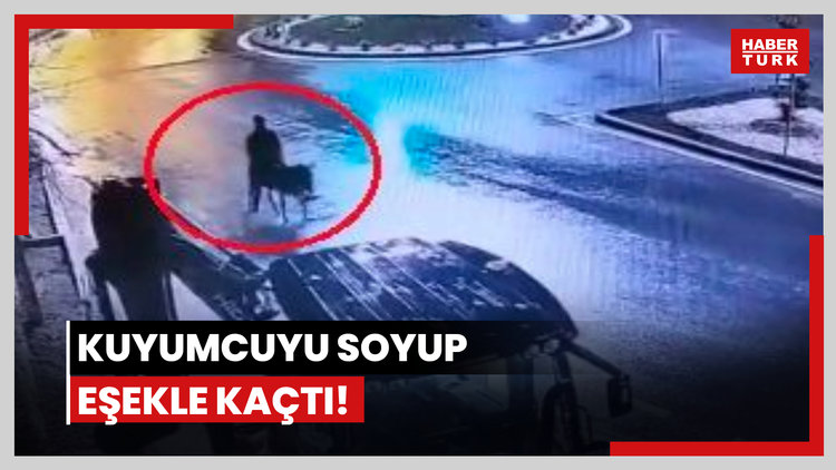 Kuyumcuyu soyup eşekle kaçtı!