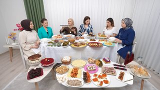 Lezzet şöleni sunum masası!