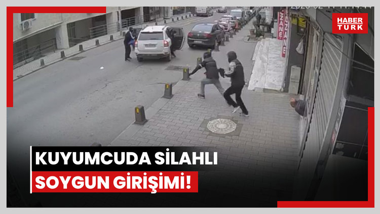 Kuyumcuda silahlı soygun girişimi! Yakalandılar