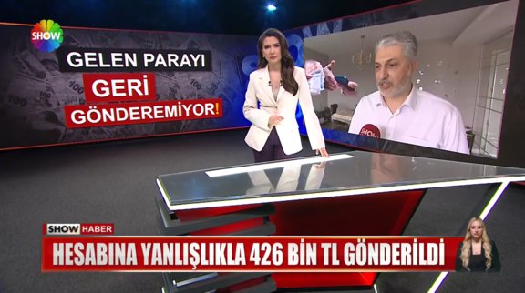 Gelen parayı geri gönderemiyor!
