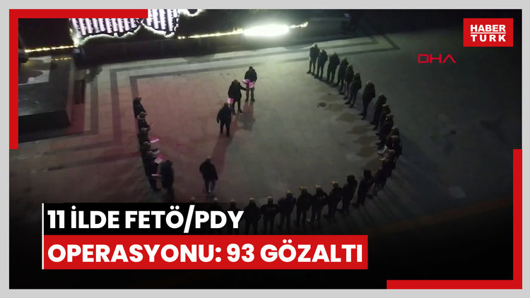 İstanbul merkezli 11 ilde FETÖ/PDY operasyonu: 93 gözaltı