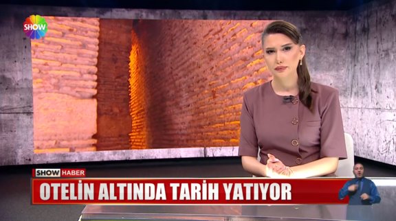 Otelin altında tarih yatıyor!