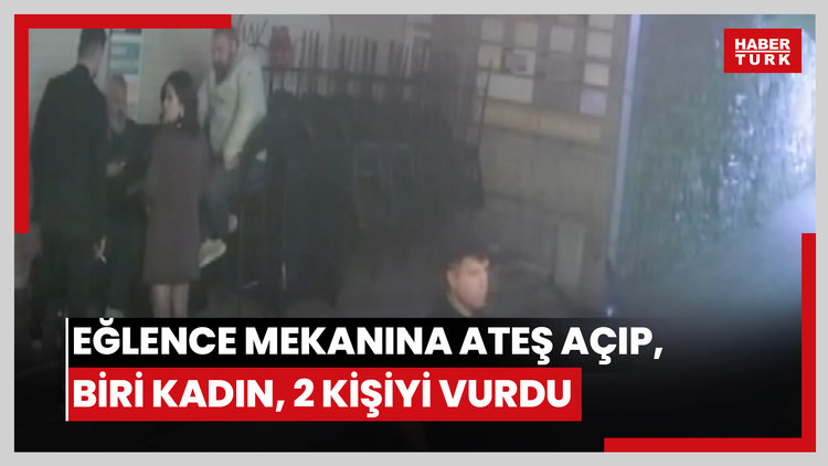 Eğlence mekanına ateş açıp, biri kadın, 2 kişiyi vurdu