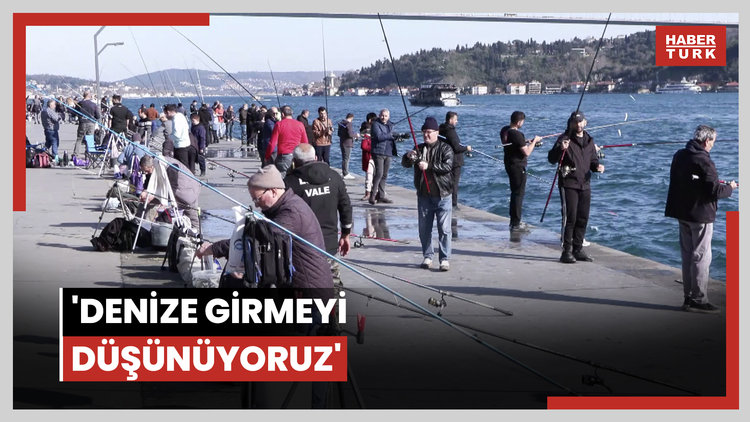 İstanbul'da güneşli havayı fırsat bilenler Bebek Sahili'ne akın etti