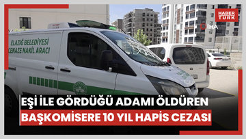 Evde eşi ile gördüğü adamı öldüren başkomisere 10 yıl hapis cezası
