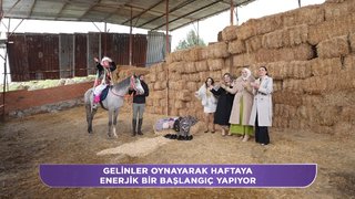 Emine gelinden atın üstünde sıradışı karşılama! 