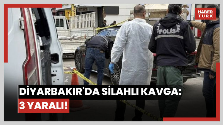 Diyarbakır'da silahlı kavga: 3 yaralı!