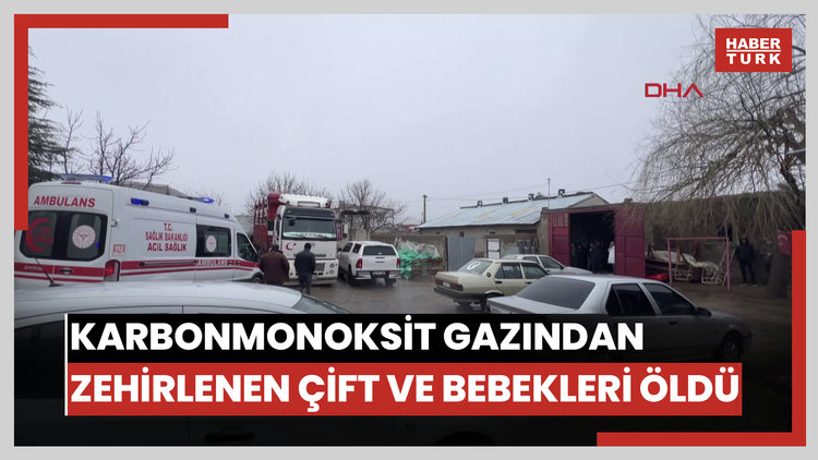 Sobadan sızan karbonmonoksit gazından zehirlenen anne, baba ve 8 aylık bebekleri öldü