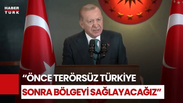 Cumhurbaşkanı Erdoğan: "Terörsüz Türkiye'yi Başlattık, Gövdemizi Taşın Altına Koyduk"