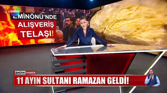 Sahur ve iftar alışverişi!