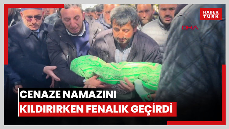 Kardeşi, yengesi ve yeğeninin cenaze namazını kıldırırken fenalık geçirdi