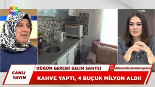 Düğün gerçek gelin sahte. 