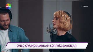 Ünlü oyunculardan sürpriz şarkılar!