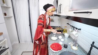 Gül görünümlü krep tarifi!