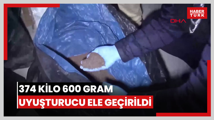 İstanbul'da kahveye emdirilmiş 374 kilo 600 gram uyuşturucu ele geçirildi