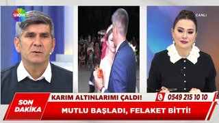 50 günlük karısı soydu, kaçtı!
