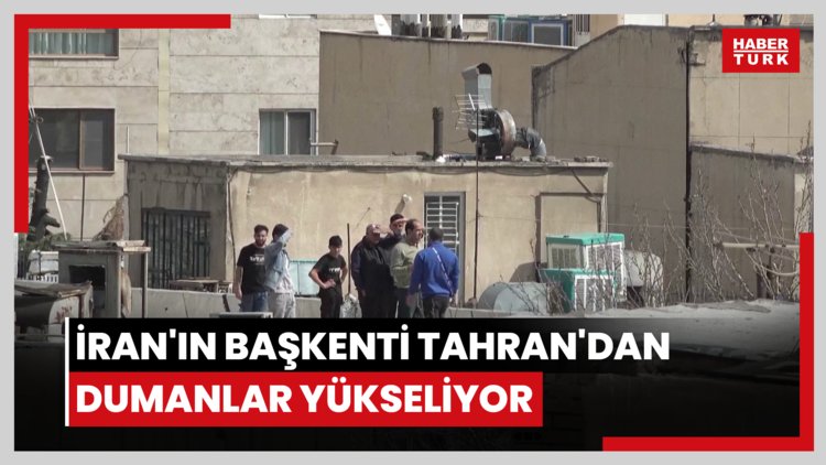 İran'ın başkenti Tahran'dan dumanlar yükseliyor