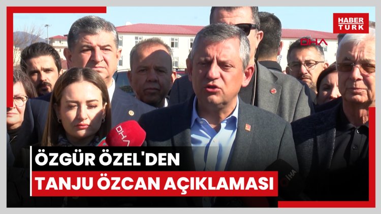 Özgür Özel'den Tanju Özcan açıklaması