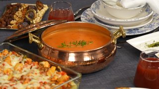 Lezzetli sütlü domates çorbası tarifi .